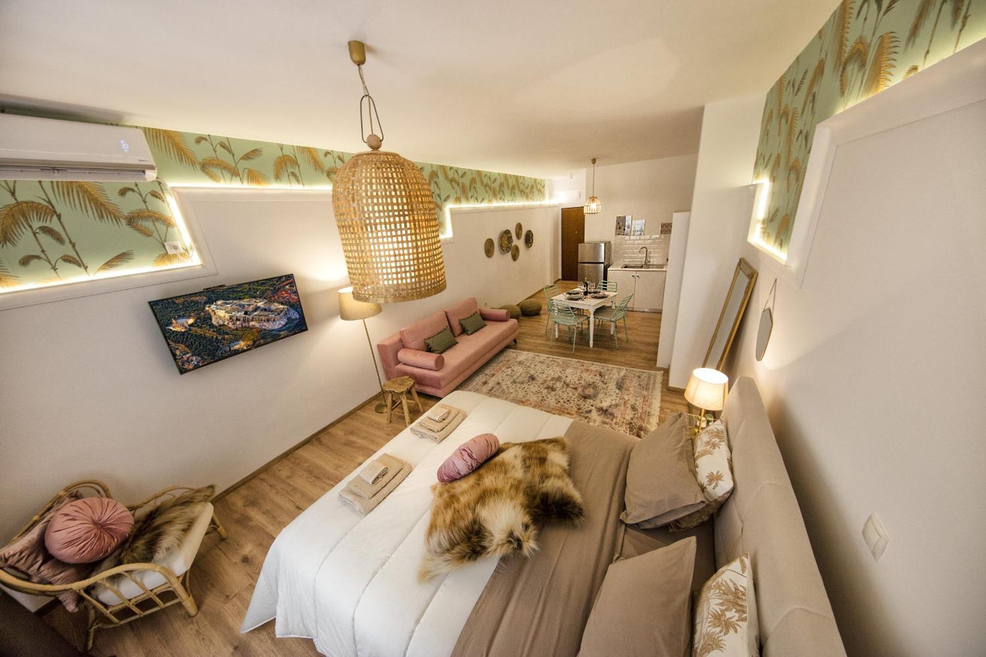 42 négyzetméteres stúdió Apartman 1 fürdőszobával Omonia területén Athén Kültér fotó
